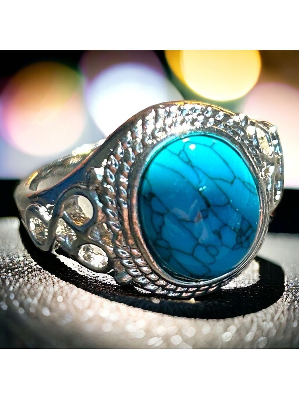 🎉Host Pick!!🎉 Bohemian Turquoise Silver Tone Ring